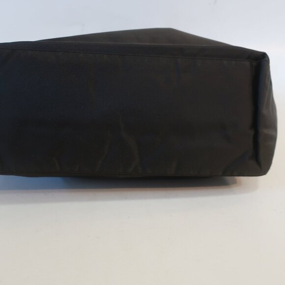 Authentic Womens Prada Milano (25) Brown Nylon Shoulder Travel Tote Handbag - Picture 11 of 16